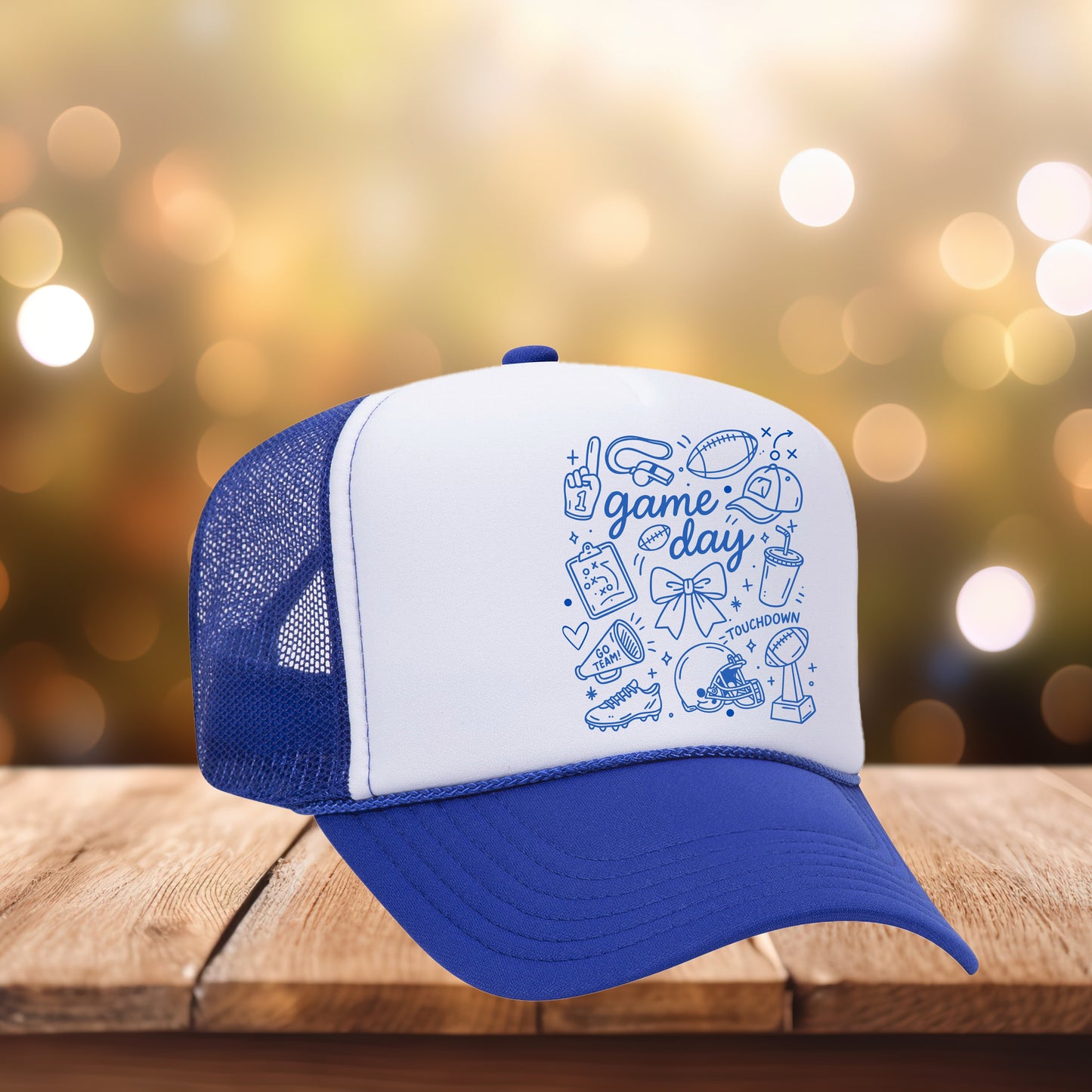 Royal Blue Game Day Art