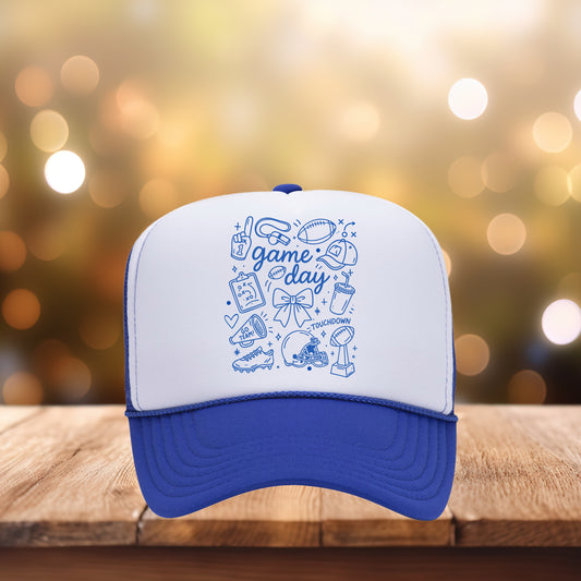 Royal Blue Game Day Art