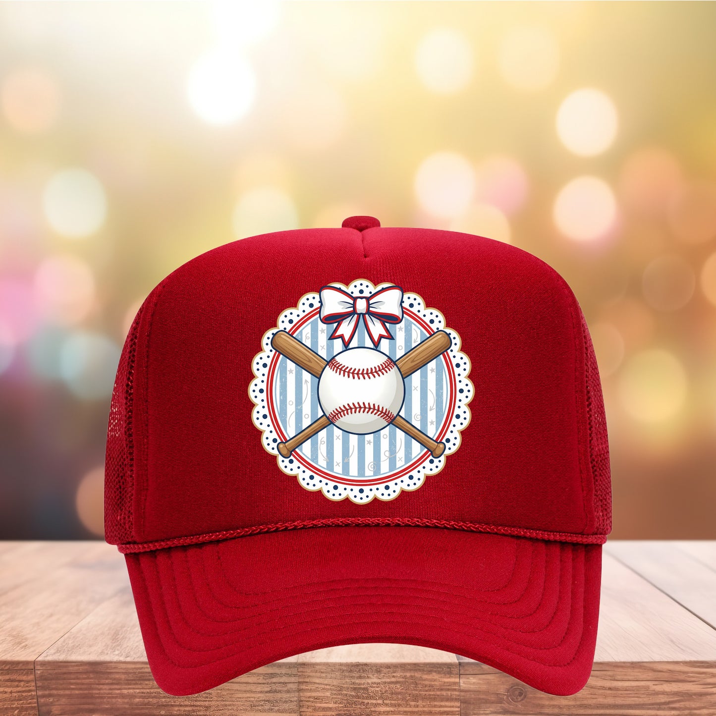 Ruffle Framed Baseball
