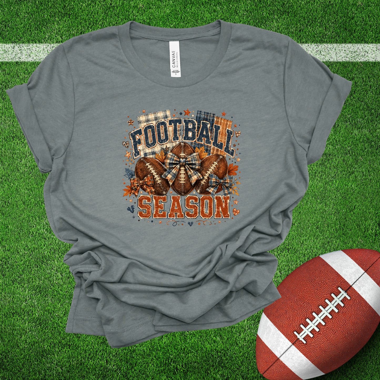 Rustic Football Season (Multiple Color Choices)