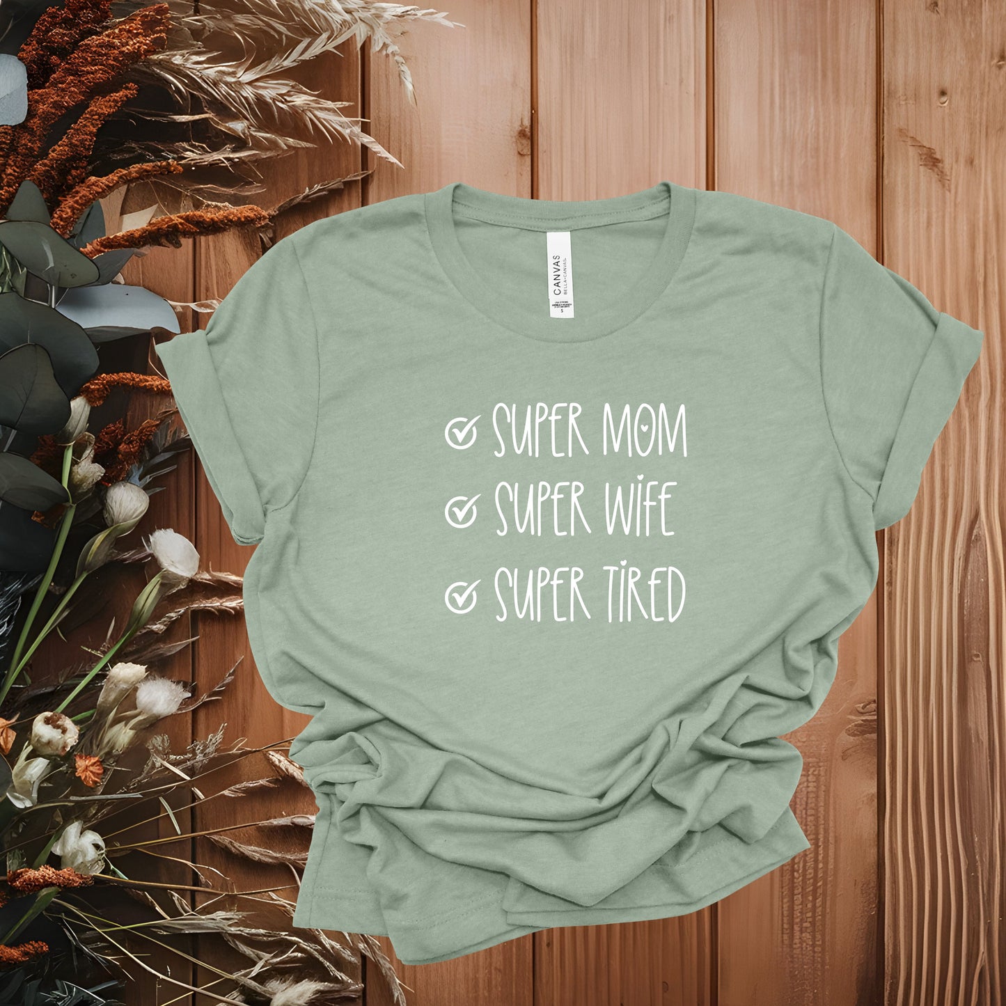 Super Mom-Black/White