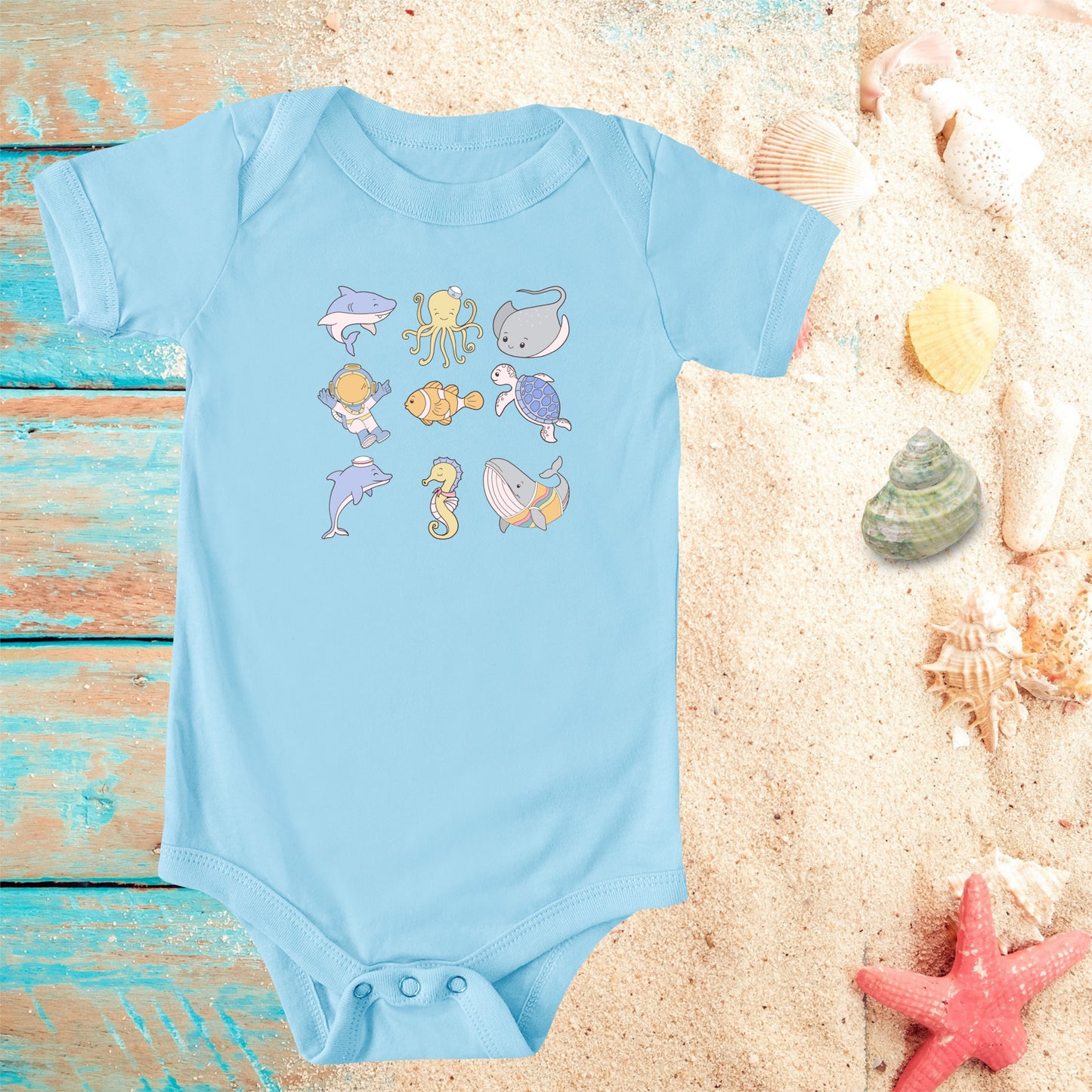 Sea Creatures (Girl & Boy)