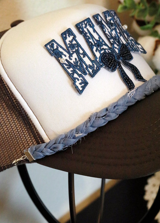 Simple Braided Bandana Trucker Hat Chain (Multiple Colors)