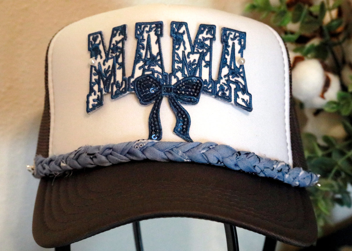 Simple Braided Bandana Trucker Hat Chain (Multiple Colors)