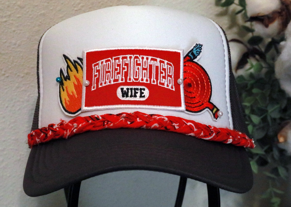 Simple Braided Bandana Trucker Hat Chain (Multiple Colors)