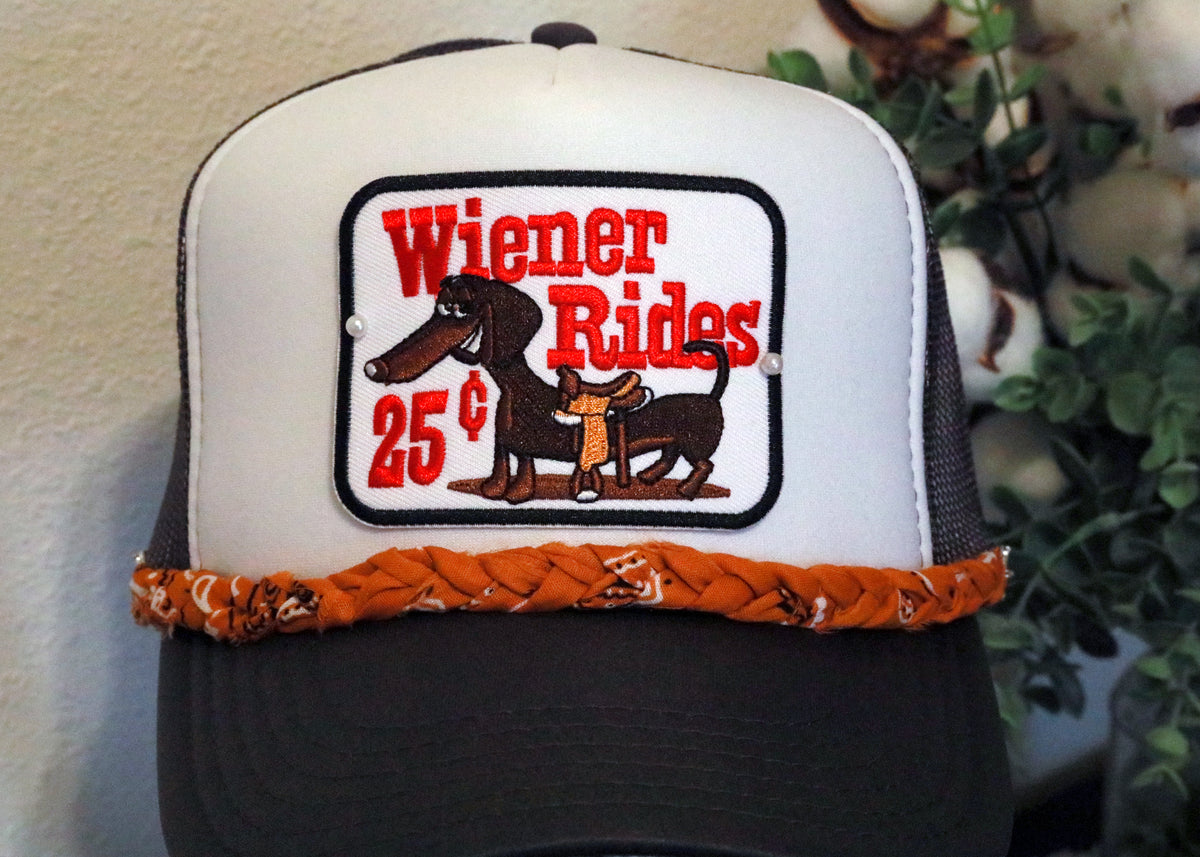 Simple Braided Bandana Trucker Hat Chain (Multiple Colors)