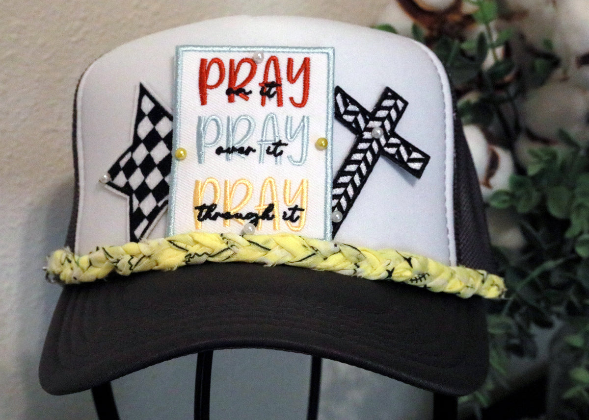 Simple Braided Bandana Trucker Hat Chain (Multiple Colors)