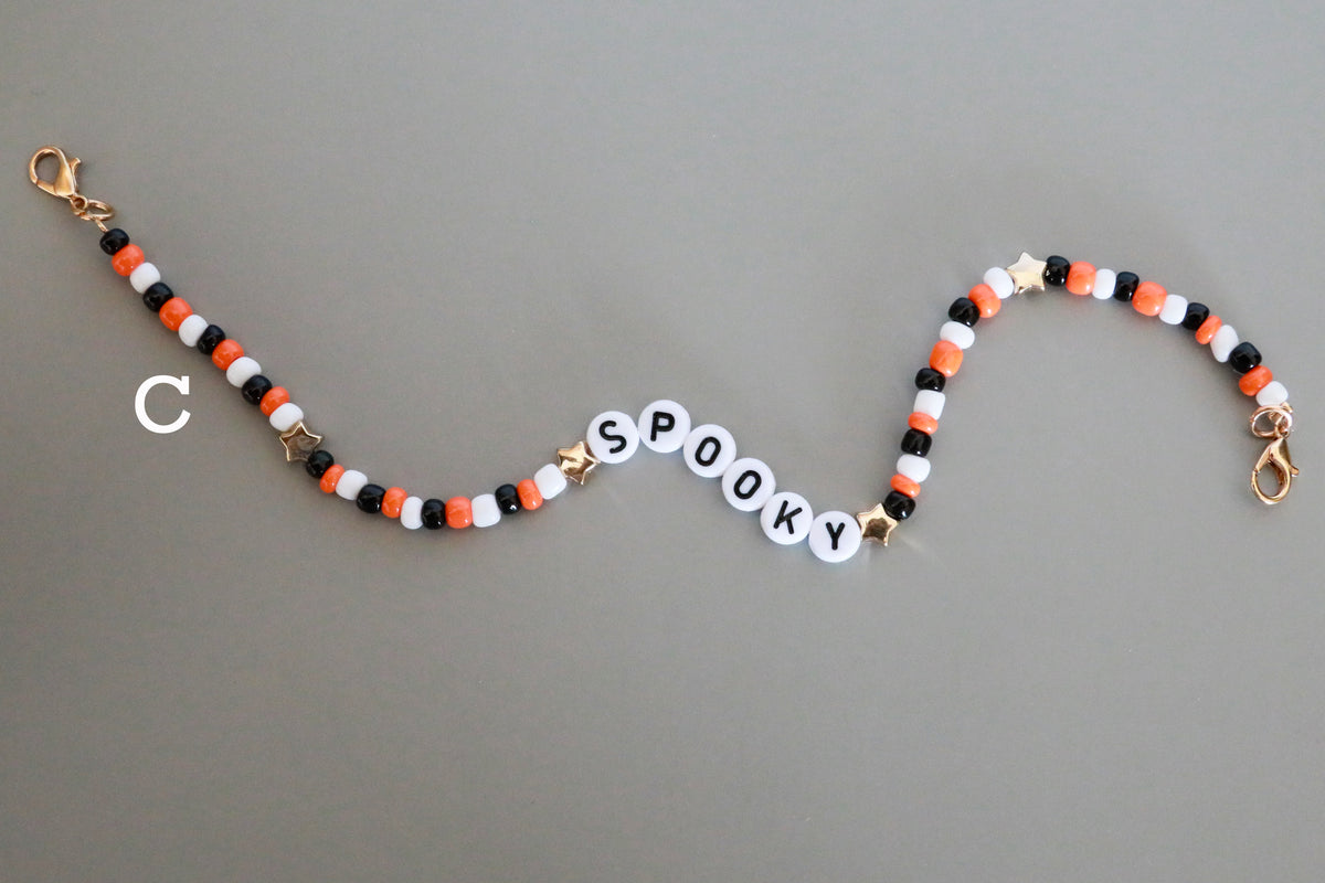 Beaded Halloween Hat Chains